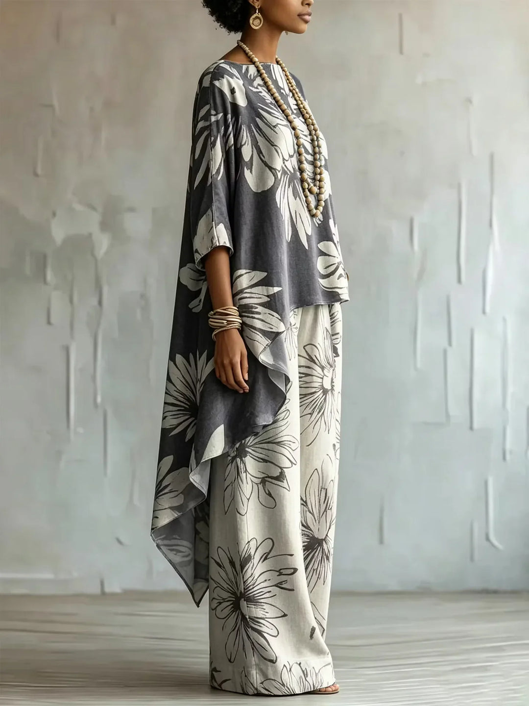 Simone Asymmetric Hem Set