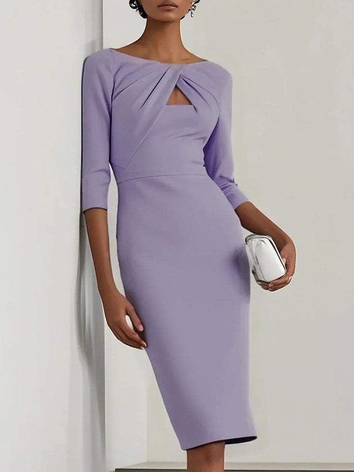 Tina Wrap Waist Midi Dress