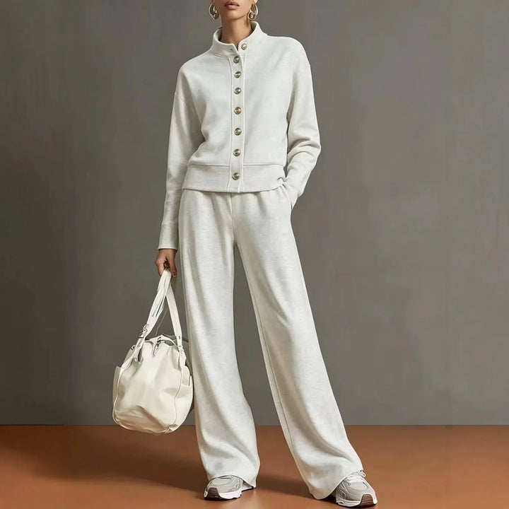Sofia Button Front Pant Set