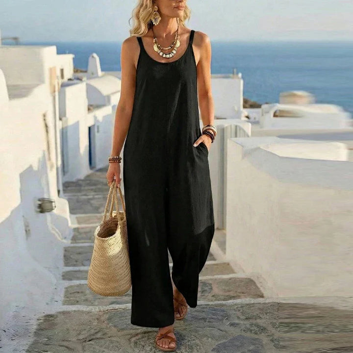Amira Breezy Spaghetti Strap Jumpsuit