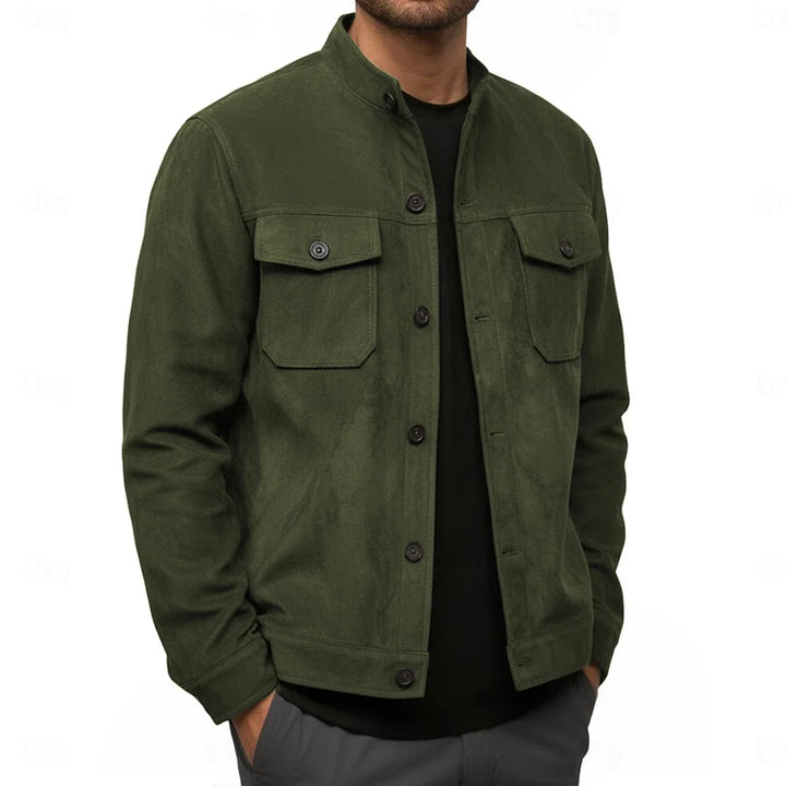 Barnes Stand Collar Shirt Jacket
