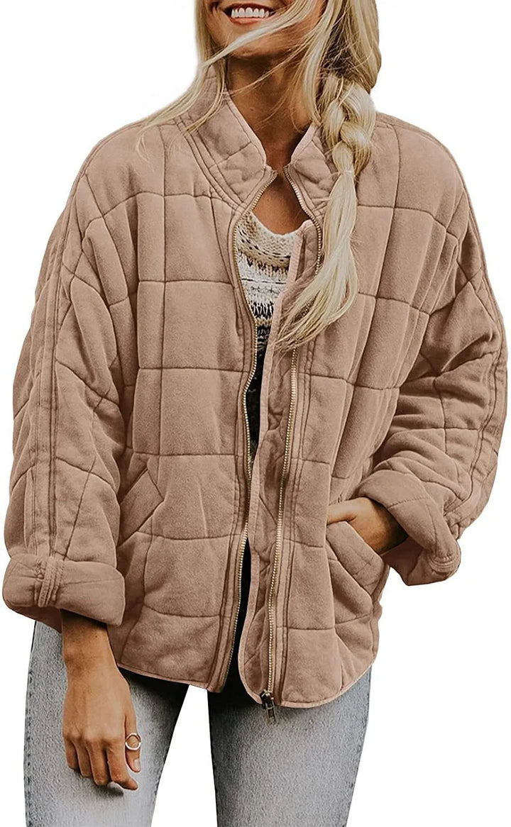 Larissa Quilted Bomber Jacket