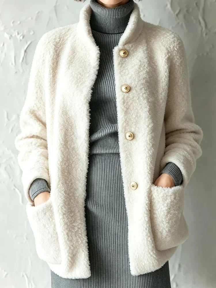 Vittoria Bouclé Stand Collar Jacket