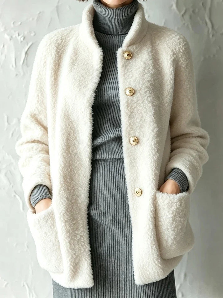 Vittoria Bouclé Stand Collar Jacket