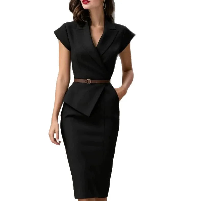 Bianca Peplum Sheath Dress
