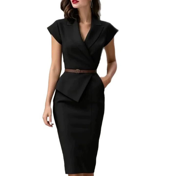 Bianca Peplum Sheath Dress