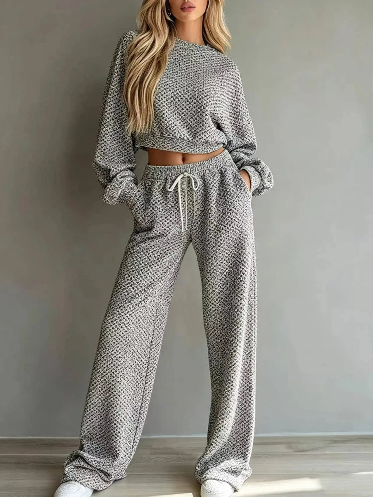 Paloma Cropped Knit Set