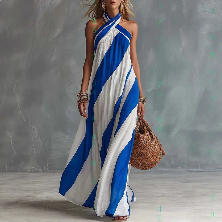 Eulalie Elegant Sleeveless Maxi Dress