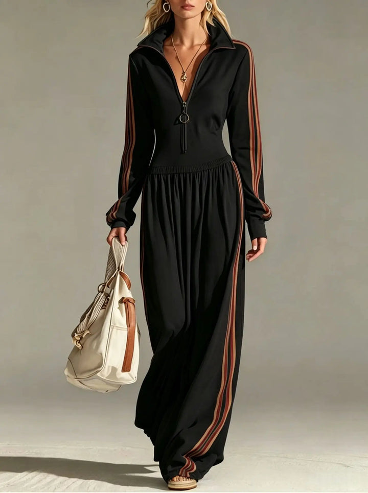 Brenna Activewear Stripe Jumpsuit