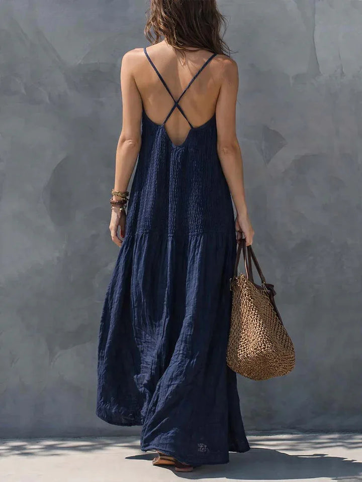 Helen Sophisticated Boho Maxi Dress