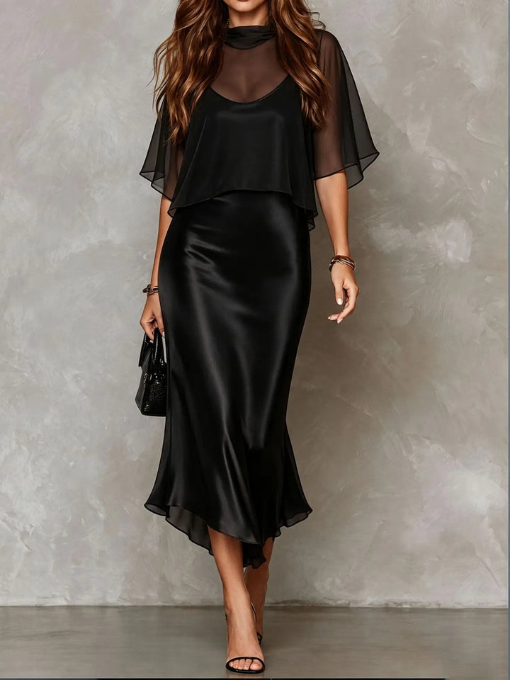 Agnes Satin Midi Dress Set