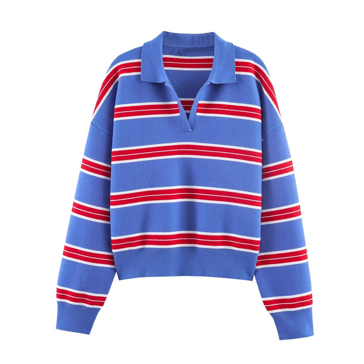 Imogen Johnny Collar Polo Sweater