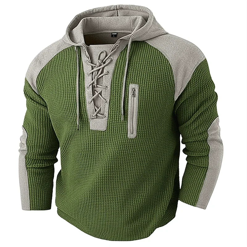 Everett Lace Up Hoodie