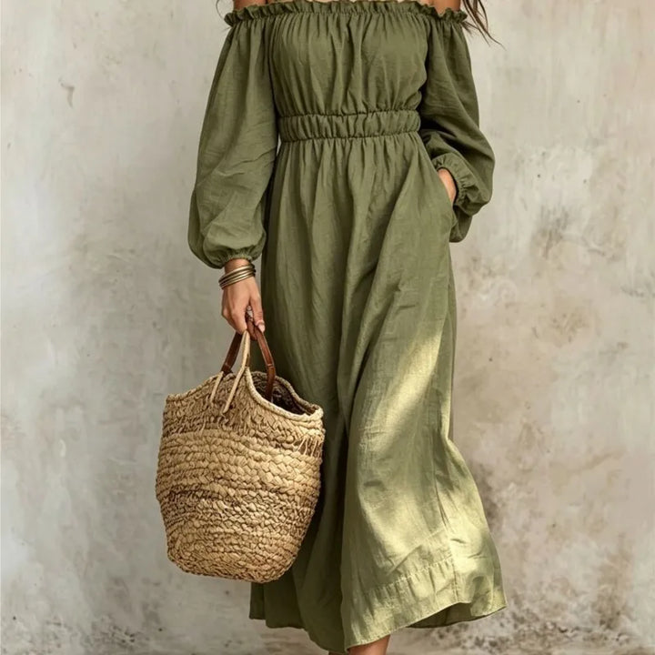 Isadora Off Shoulder Maxi Dress
