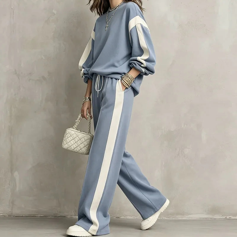 Halena Color Block Two Piece Set