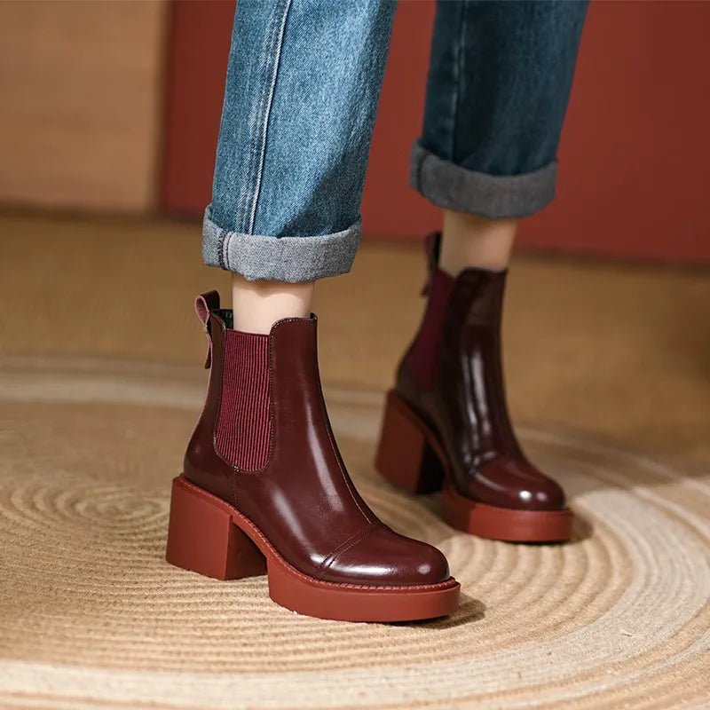 Tamsin Platform Chelsea Boots