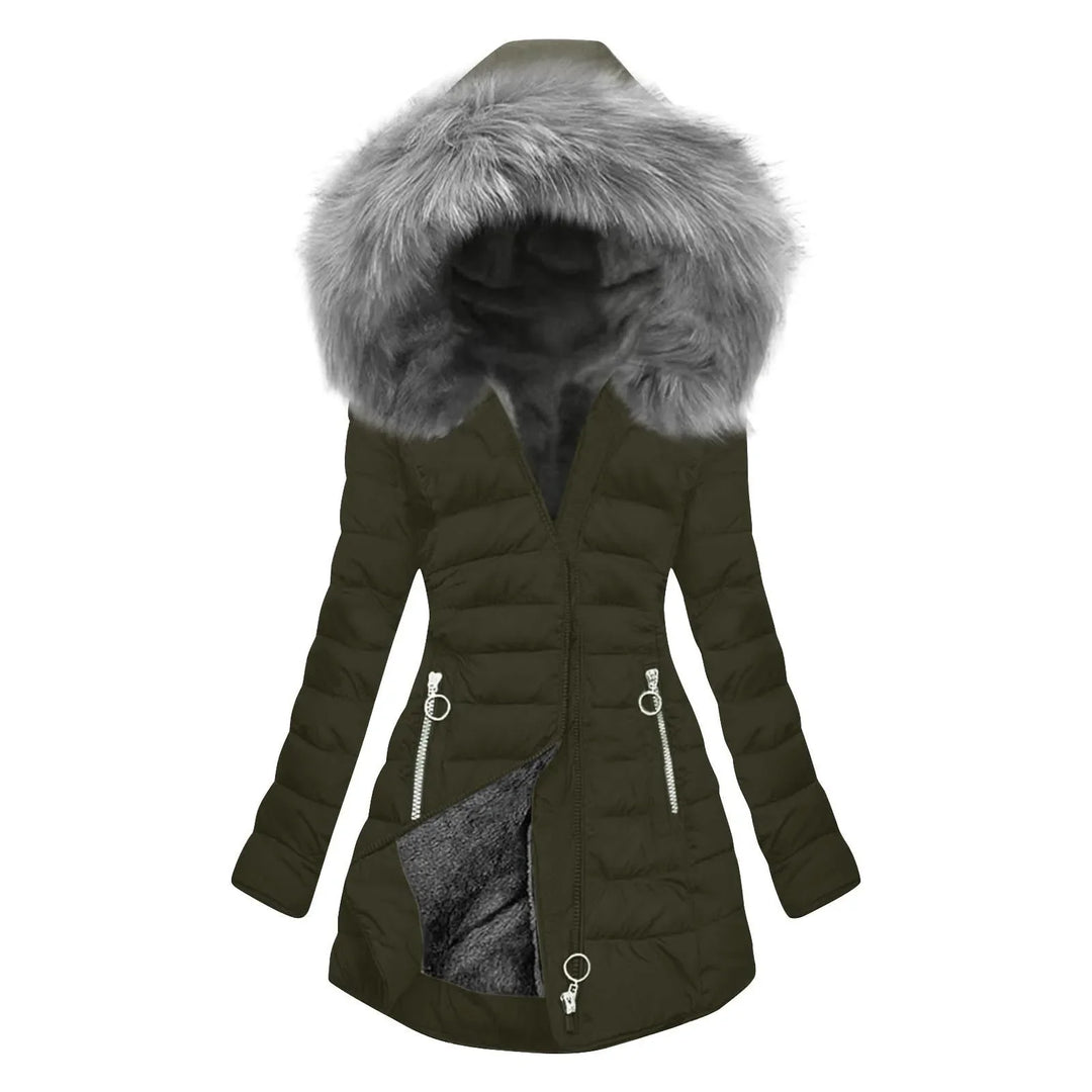 Annabel Hooded Quilted Jacket