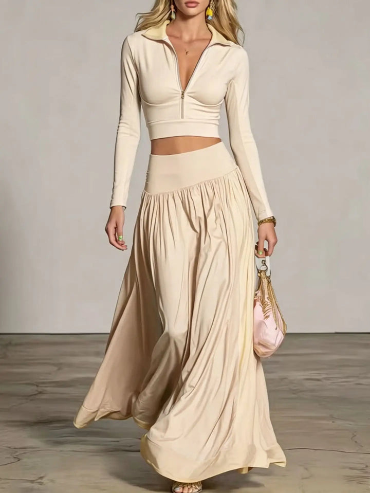Lindsey Relaxed Flowy Skirt Set