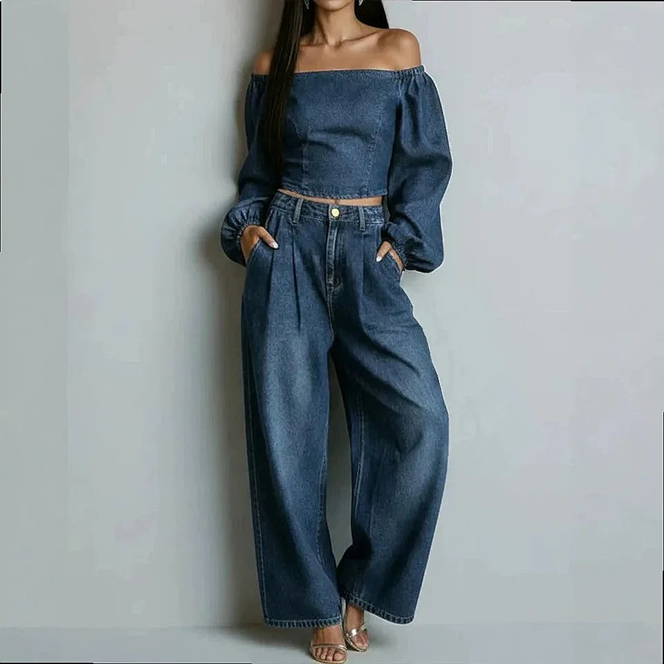 Aurora Off Shoulder Two Piece Set