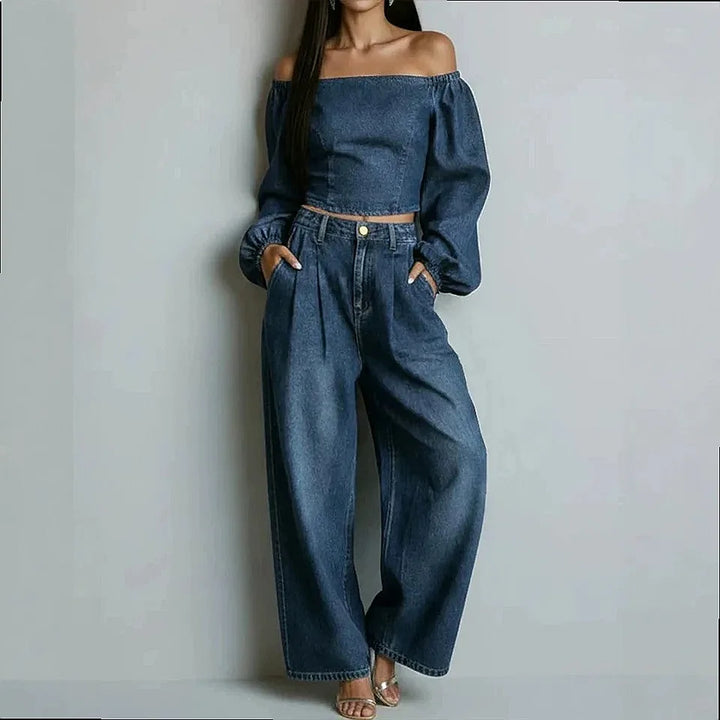 Aurora Off Shoulder Two Piece Set