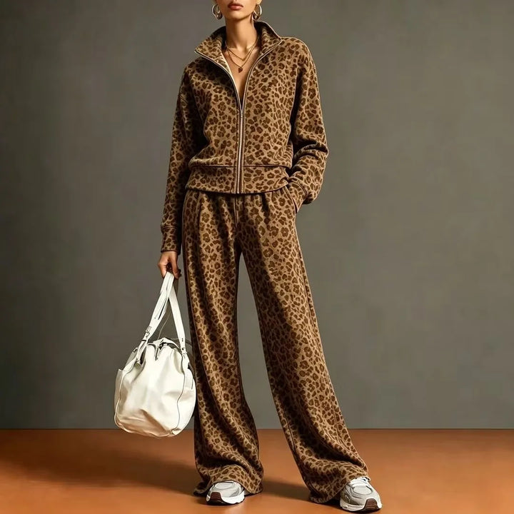 Genevieve Leopard Print Two Piece