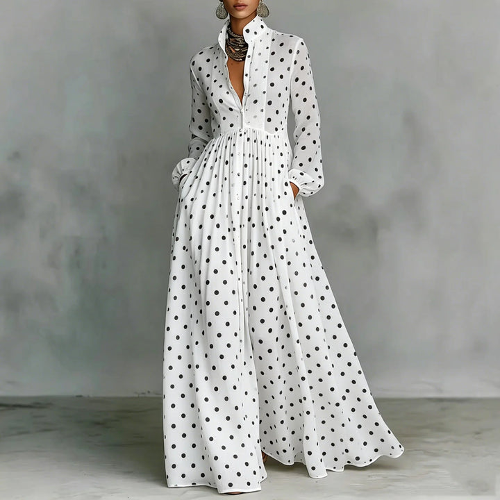 Tania Polka Dot Maxi Dress