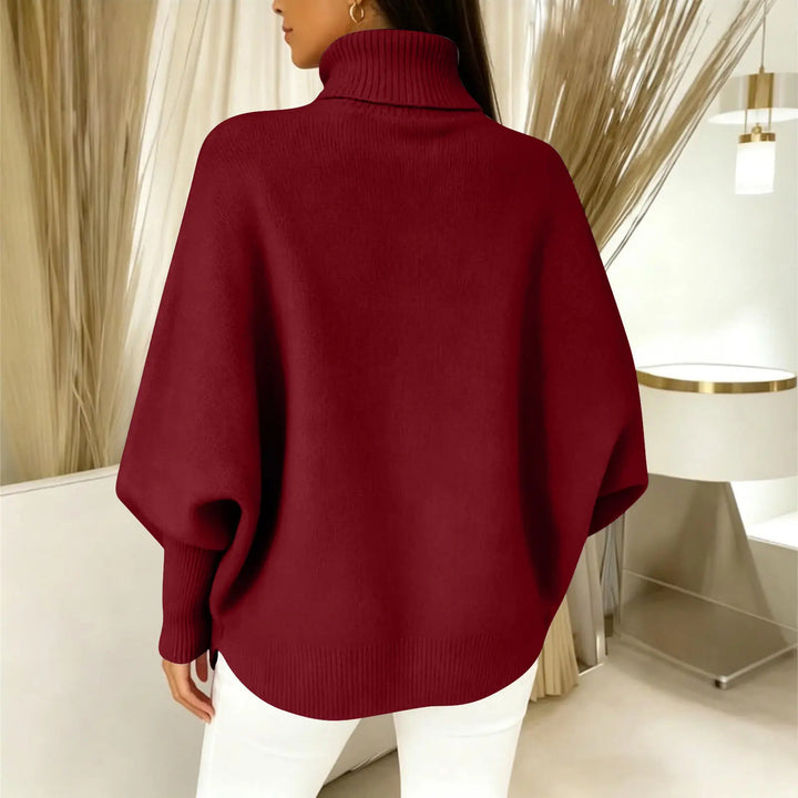 Thea Batwing Turtleneck Sweater
