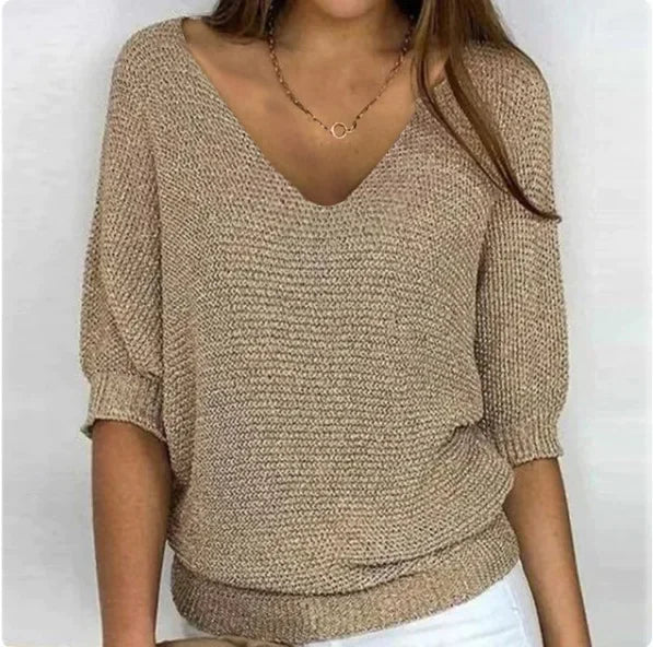 Vivienne Ribbed Knit Top