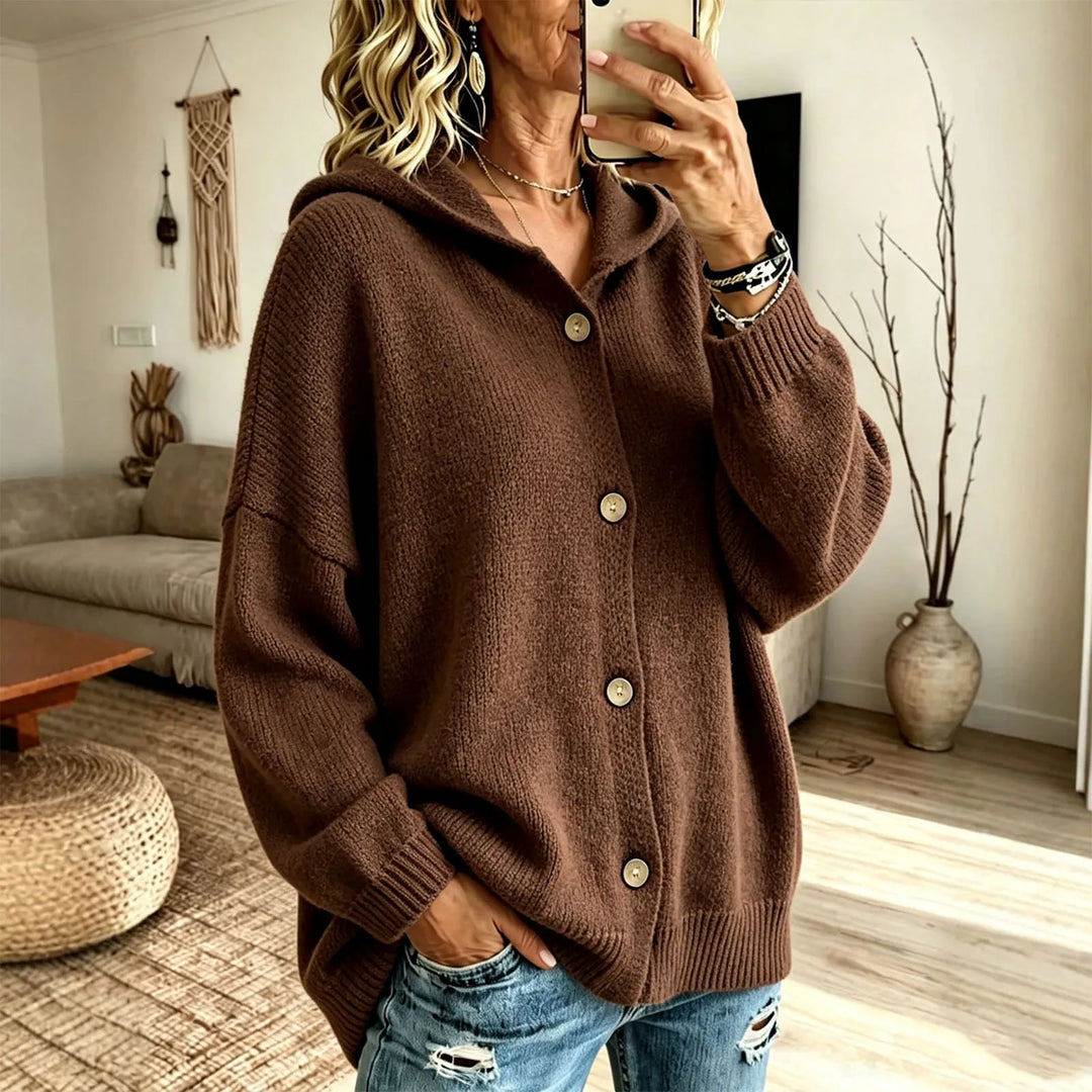 Palmira Hooded Knit Cardigan