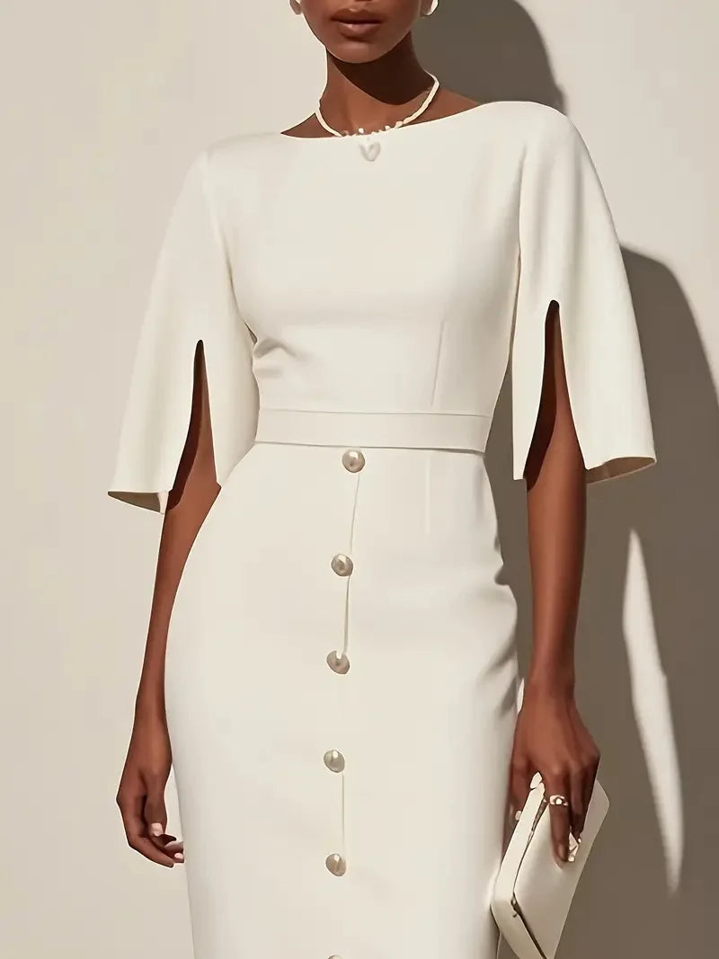 Solane Semi Formal Midi Dress