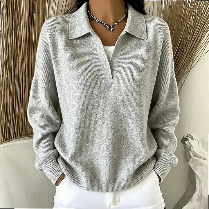 Isadora Ribbed Knit Polo