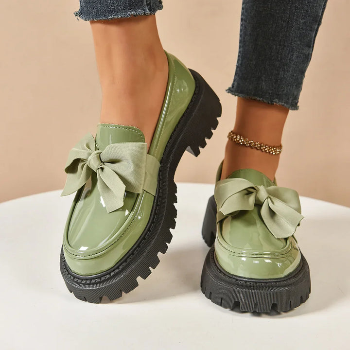 Soana Bow Rise Platform Loafers