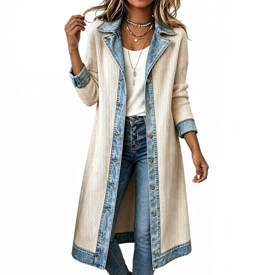 Thessaly Ribbed Knit Cardigan