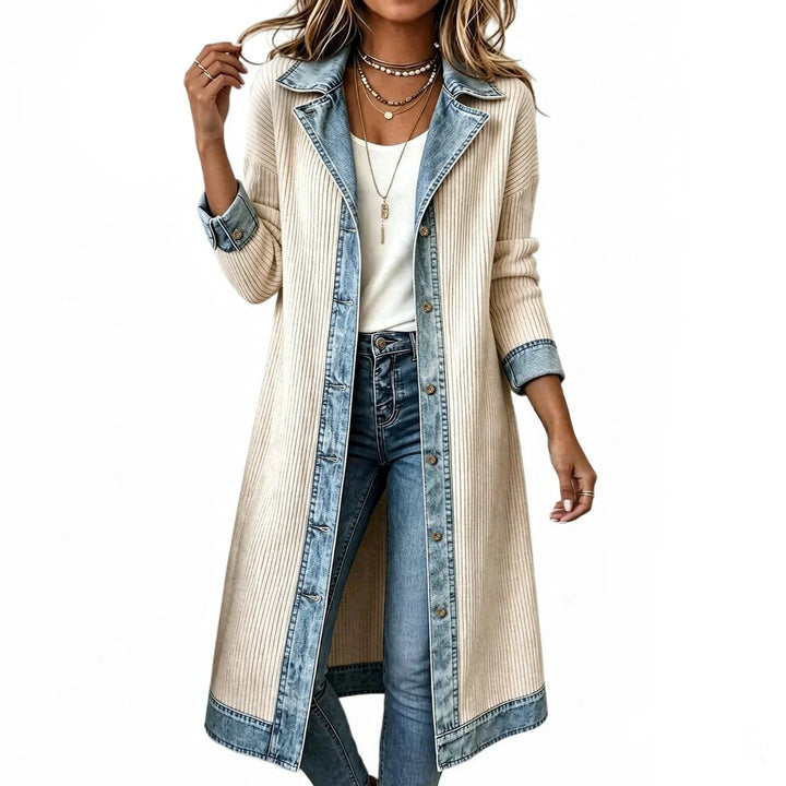 Thessaly Ribbed Knit Cardigan