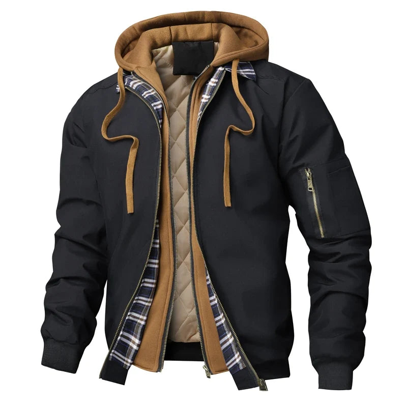 Benedict Hooded Bomber Jacket