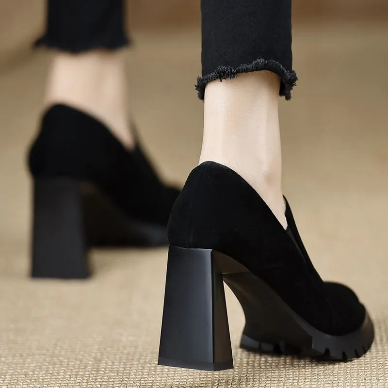 Xanthe Block Heel Pump