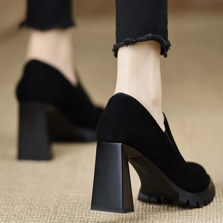 Xanthe Block Heel Pump