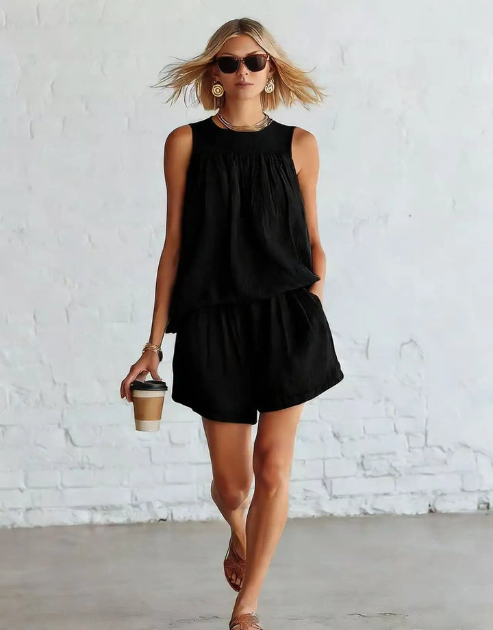 Arwen Casual Relaxed Shorts Set