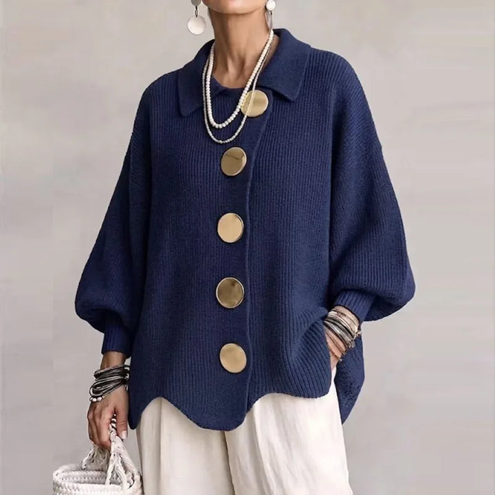 Freya Comfortable Button Cardigan