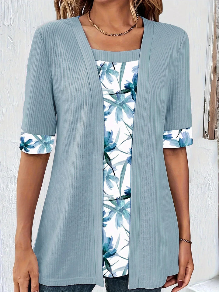 Melody Casual Floral Two-Piece Set