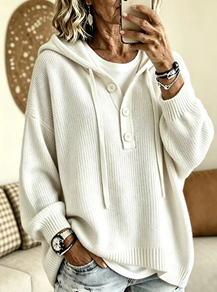 Ondine Drawstring Hood Sweater