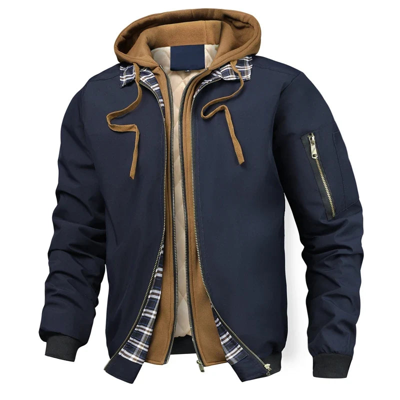 Benedict Hooded Bomber Jacket
