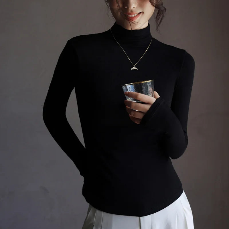 Fiona Mock Neck Knit Top