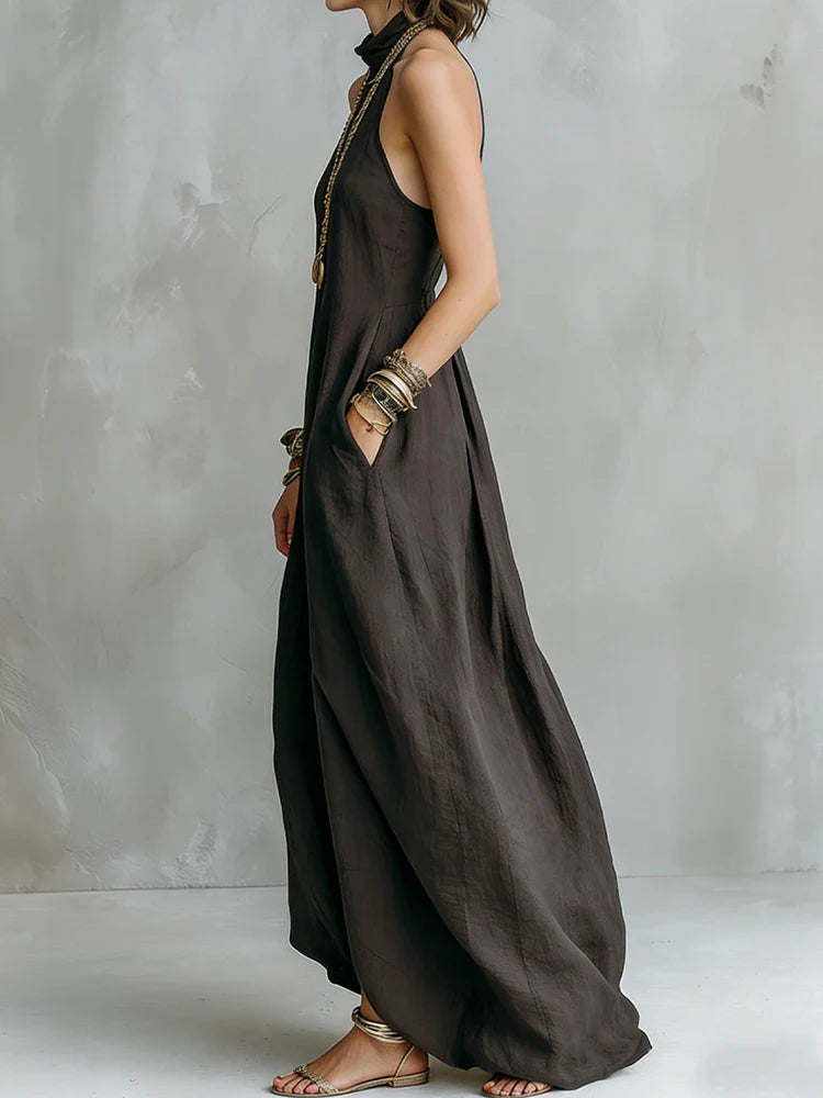 Kathy Halter Flowy Maxi Dress