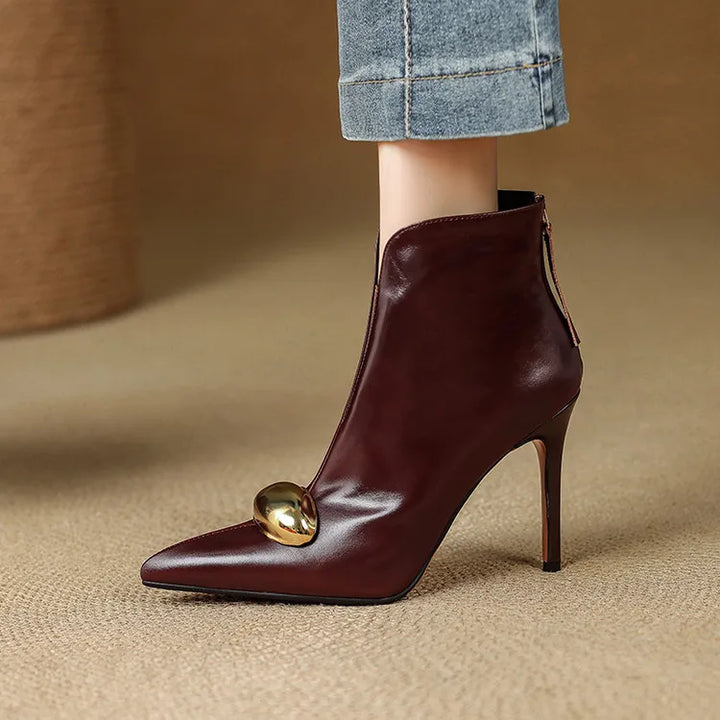 Delphine Pointed Toe Ankle Boot