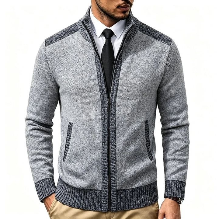 Leopold Stand Collar Cardigan