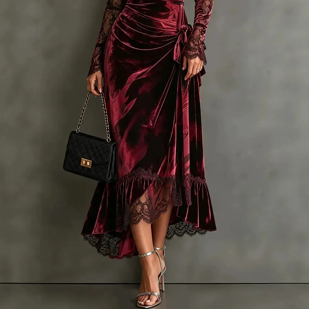Anneliese Twisted Waist Maxi Dress