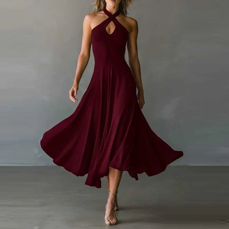 Aveline Flowy A Line Maxi Dress