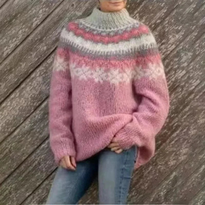 Freya Fair Isle Crew Neck Sweater