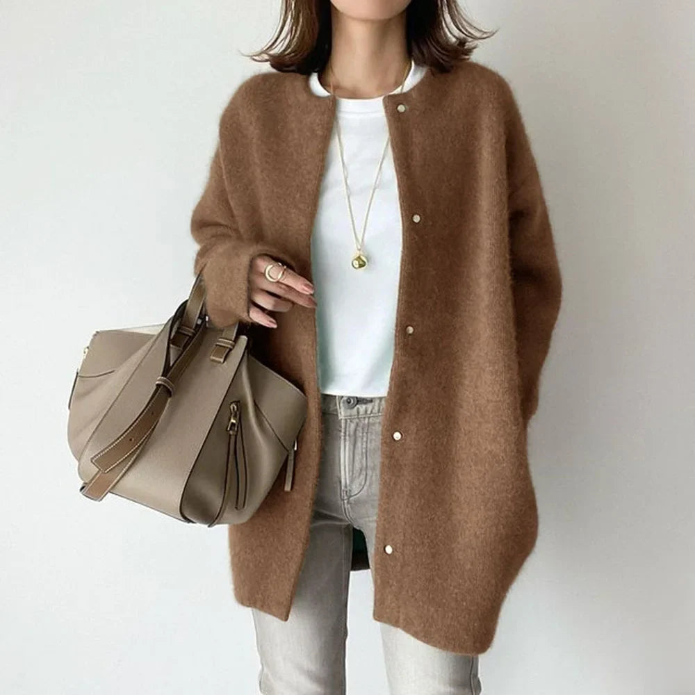 Averil Snap Button Cardigan